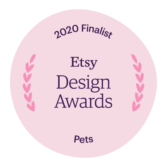 Etsy Design Awards 2020 Finalist, Pets