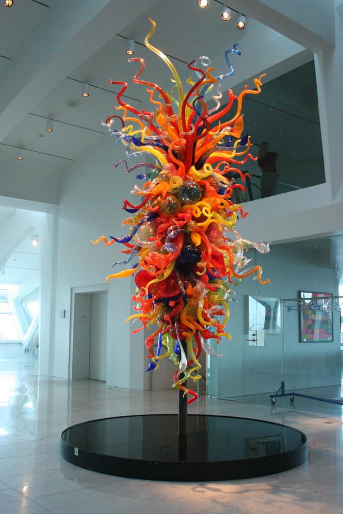 Flash fire glass tree
